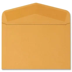 Best #15 Hub Flap Gummed Closure 10 in. x 15 in. Open-Side Booklet Envelope - Brown Kraft (100/Box) Mailing, Packing & Shipping