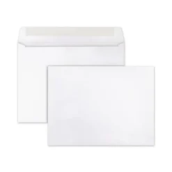 Online 9 in. x 12 in. #10 1/2 Cheese Blade Flap Gummed Closure Open-Side Booklet Envelope - White (250/Box) Mailing, Packing & Shipping
