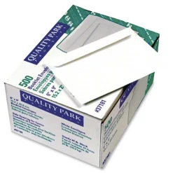 Hot Open-Side Booklet Envelope, #6 1/2, Hub Flap, Gummed Closure, 6 X 9, White, 500/box Mailing, Packing & Shipping