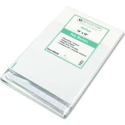 Redi-Strip 14 in. x 19 in. No. 6 Square Flap Adhesive Closure Poly Mailer - White (100/Box) Mailing, Packing & Shipping