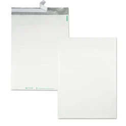 Redi-Strip 14 in. x 19 in. No. 6 Square Flap Adhesive Closure Poly Mailer - White (100/Box) Mailing, Packing & Shipping