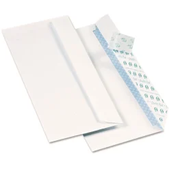 Best Redi-Strip 4.13 x 9.5 Commercial Flap Security Tinted Envelope - White (1,000/Carton) Mailing, Packing & Shipping
