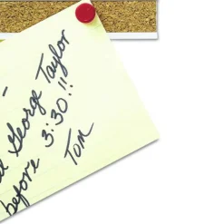 New 1 in. x 36 in. Bulletin Bar - Brown/Silver Office Presentation Supplies