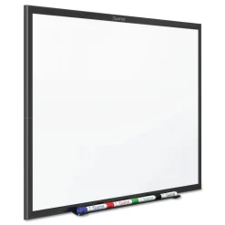 Outlet Classic Series Nano-Clean Dry Erase Board, 24 X 18, Black Aluminum Frame Office Presentation Supplies