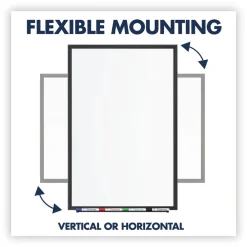 Outlet Classic Series Nano-Clean Dry Erase Board, 24 X 18, Black Aluminum Frame Office Presentation Supplies