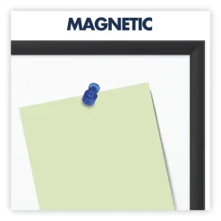 Outlet Classic Series Nano-Clean Dry Erase Board, 24 X 18, Black Aluminum Frame Office Presentation Supplies