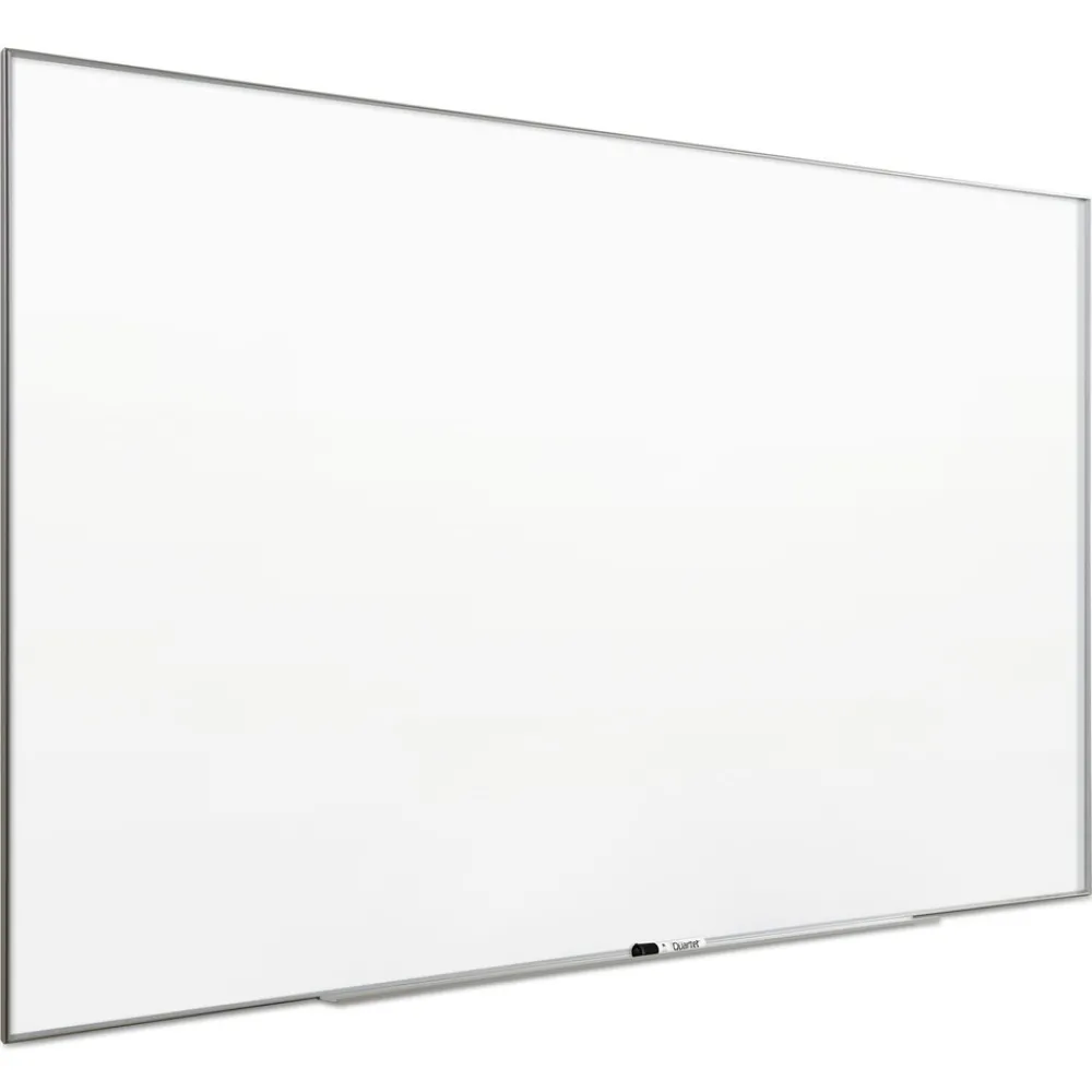 Online Fusion Nano-Clean 96 in. x 48 in. Magnetic Whiteboard - White/Silver Office Presentation Supplies
