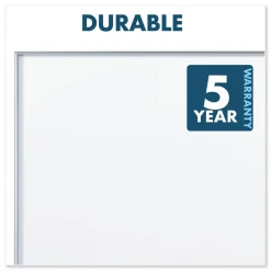 Online Fusion Nano-Clean 96 in. x 48 in. Magnetic Whiteboard - White/Silver Office Presentation Supplies
