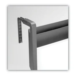 Outlet Three-Pocket Hanging File Pocket with Dry Erase Board - Letter, Black Filing & Folders