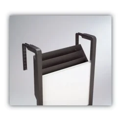 Outlet Three-Pocket Hanging File Pocket with Dry Erase Board - Letter, Black Filing & Folders