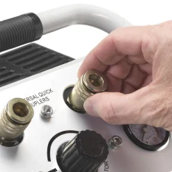 1 HP 1.6 Gallon Oil-Free Hotdog Air Compressor Air Compressors