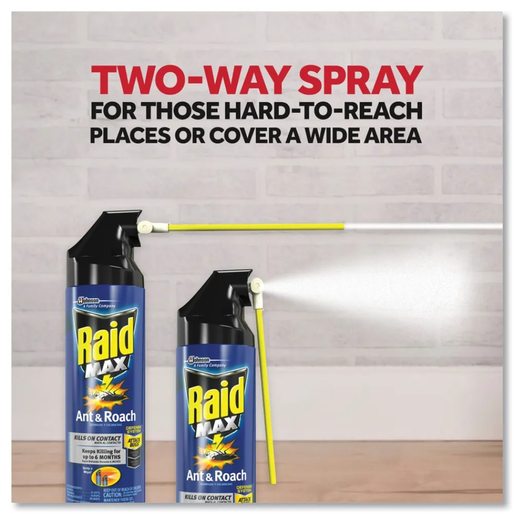 Hot 14.5 oz. Aerosol Spray Ant and Roach Killer - Unscented Cleaning & Janitorial Supplies