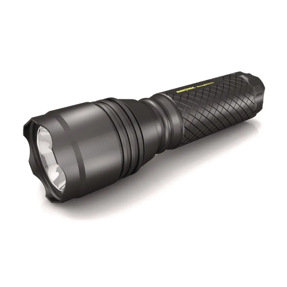 Clearance 3 AAA Batteries LED Aluminum Flashlight - Black Flashlights