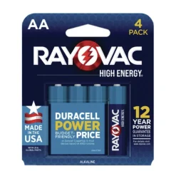 Sale High Energy Premium Alkaline AA Batteries (4/Pack) Office Electronics & Batteries