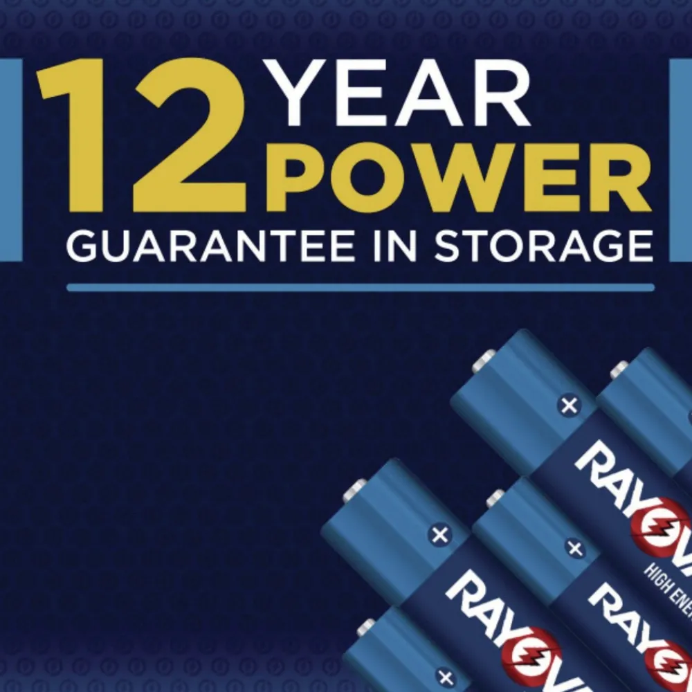Sale High Energy Premium Alkaline AA Batteries (4/Pack) Office Electronics & Batteries