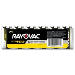 Discount 9V Ultra Pro Alkaline Batteries (6/Pack) Office Electronics & Batteries