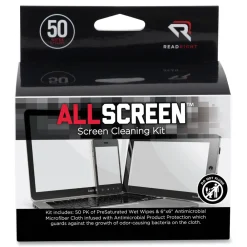 Sale AllScreen Cleaning Kit - Unscented White (50/Box) Cleaning & Janitorial Supplies