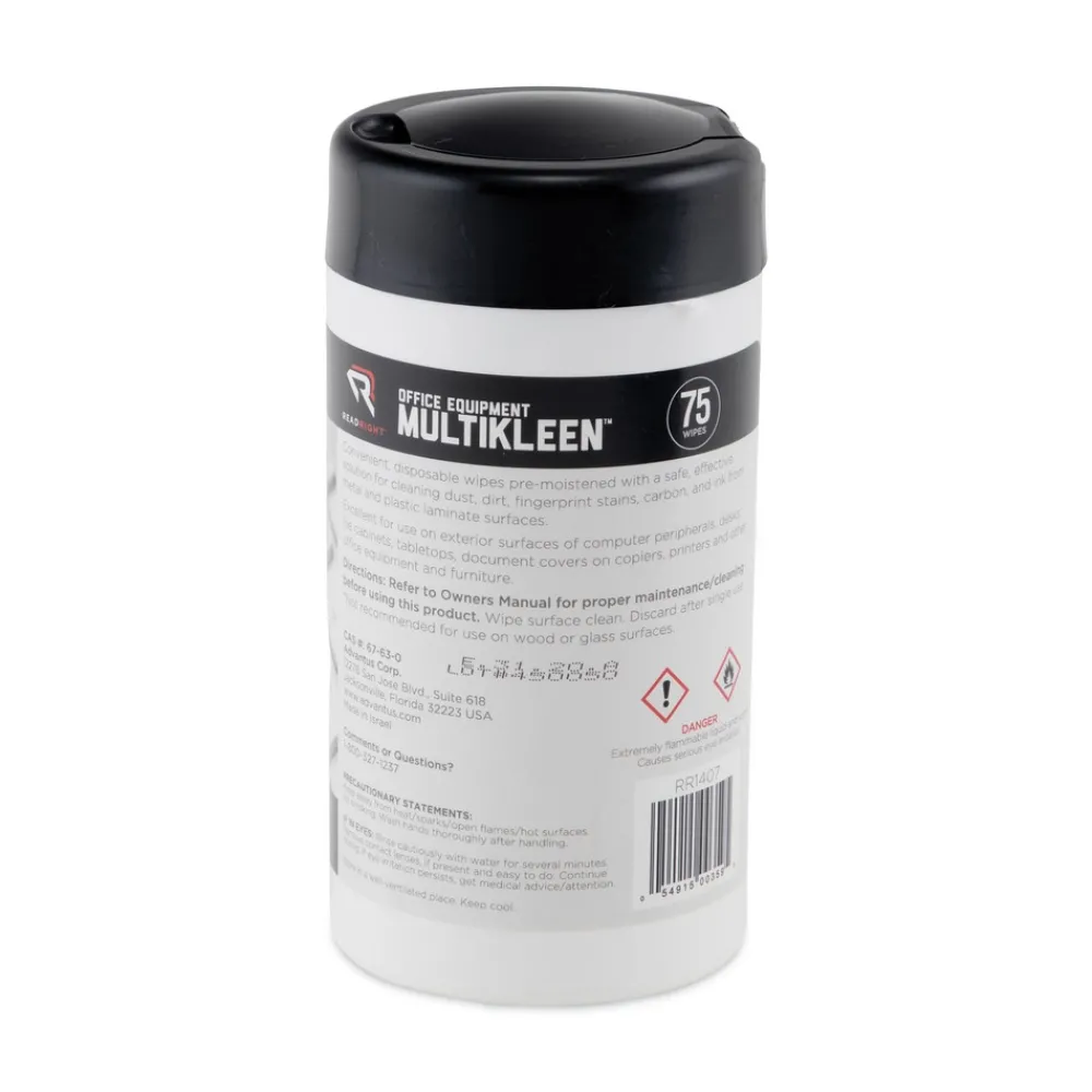 MultiKleen 5.44 in. x 6.38 in. Office Equipment Cloth Wet Wipes Cleaning & Janitorial Supplies