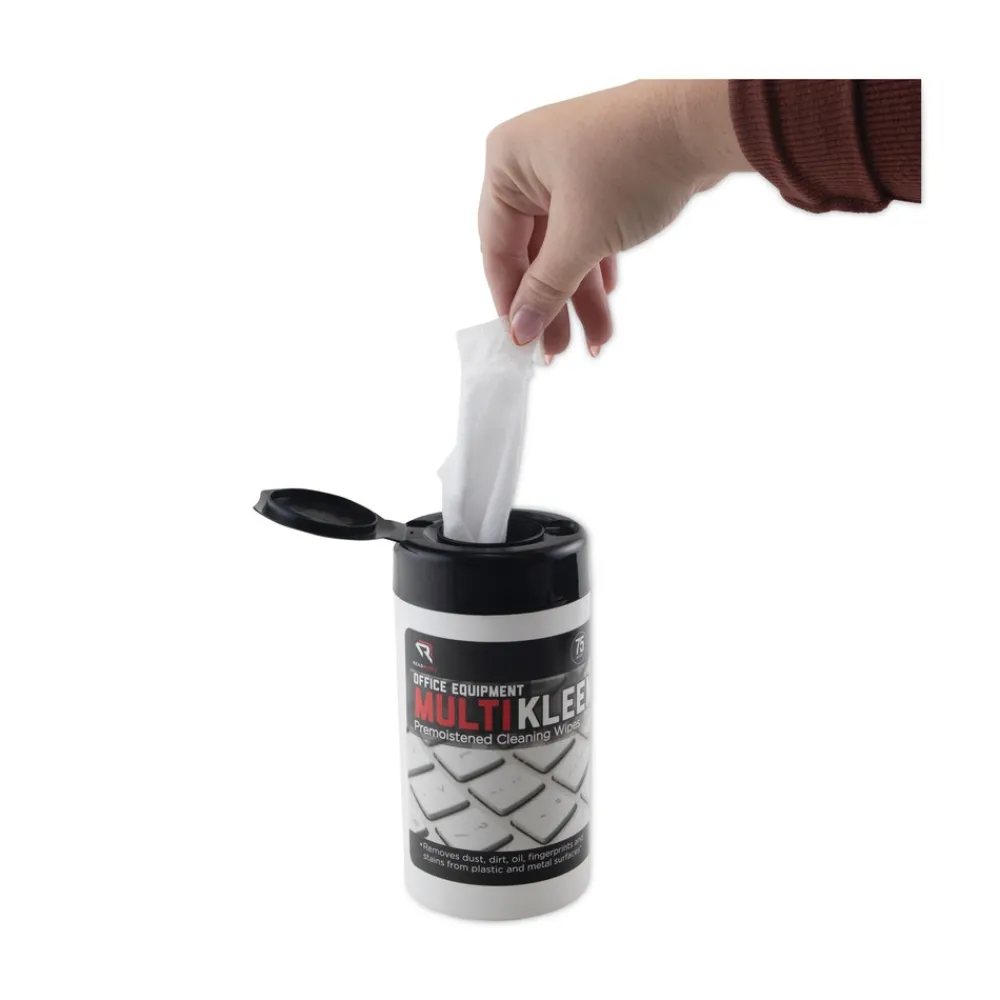 MultiKleen 5.44 in. x 6.38 in. Office Equipment Cloth Wet Wipes Cleaning & Janitorial Supplies