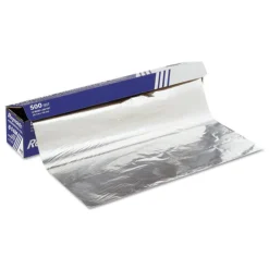 Outlet 614M 18 in. x 500 ft. Standard Gauge Metro Aluminum Foil Roll - Silver (1/Carton) Tabletop And Serveware