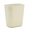 Discount 3.5 gal. Fiberglass Wastebasket - Beige Trash & Waste Bins