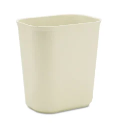 Discount 3.5 gal. Fiberglass Wastebasket - Beige Trash & Waste Bins