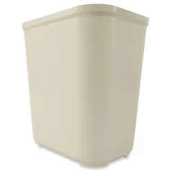 Best 7 gal. Fiberglass Wastebasket - Beige Trash & Waste Bins