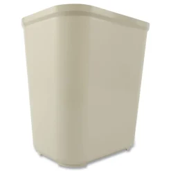 Best 7 gal. Fiberglass Wastebasket - Beige Trash & Waste Bins