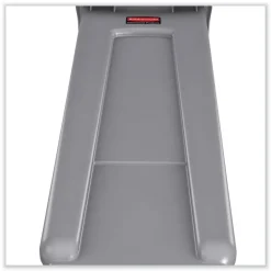 Clearance 23 Gallon Rectangular Plastic Slim Jim Receptacle W/venting Channels - Gray Trash & Waste Bins