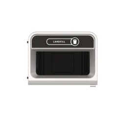 Clearance 33 Gallon Landfill Configure Indoor Recycling Waste Receptacle - Gray Trash & Waste Bins