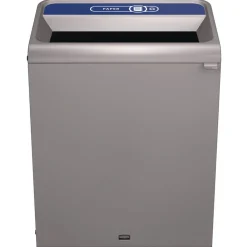 Discount 33 Gallon Configure 1 Stream Mixed Recycling Waste Receptacle - Gray Trash & Waste Bins