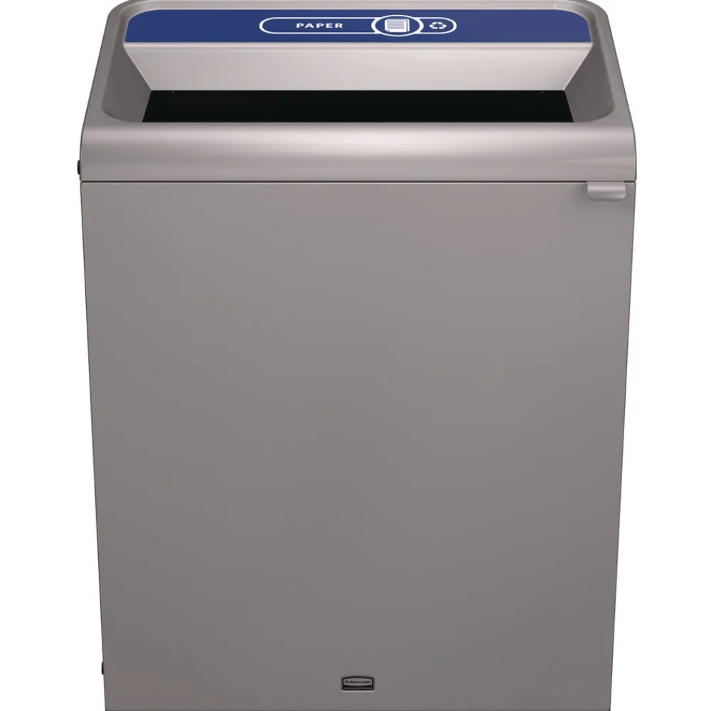 Discount 33 Gallon Configure 1 Stream Mixed Recycling Waste Receptacle - Gray Trash & Waste Bins