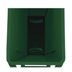 Discount 23 Gallon Slim Jim Recycling Container with Venting Channels - Green Trash & Waste Bins