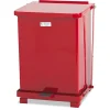 Online 4 gal. Defenders Heavy-Duty Steel Step Can - Red Trash & Waste Bins
