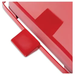 Online 4 gal. Defenders Heavy-Duty Steel Step Can - Red Trash & Waste Bins