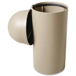 Hot 15 gal. Marshal Classic Plastic Container - Beige Trash & Waste Bins