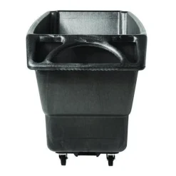 151 Gallon 1000 lbs. Capacity Plastic Structural Foam Tilt Truck - Black Trash & Waste Bins