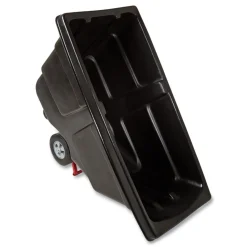 Sale 202 gal. 450 lbs. Capacity Plastic Rotomolded Tilt Truck - Black Trash & Waste Bins