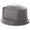 Best 22.75 in. x 12.25 in. BRUTE Dome Top Swing Door Lid for 32 gal. Waste Containers - Gray Trash & Waste Bins