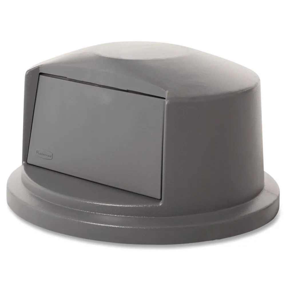 Best 22.75 in. x 12.25 in. BRUTE Dome Top Swing Door Lid for 32 gal. Waste Containers - Gray Trash & Waste Bins