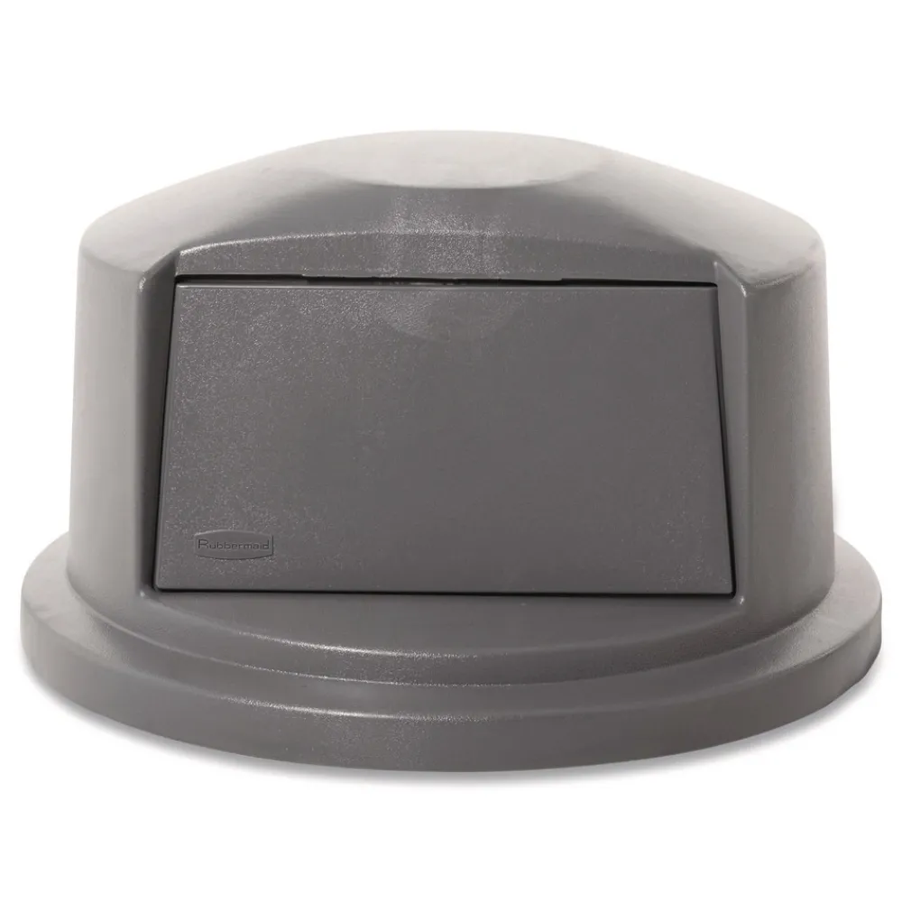 Best 22.75 in. x 12.25 in. BRUTE Dome Top Swing Door Lid for 32 gal. Waste Containers - Gray Trash & Waste Bins