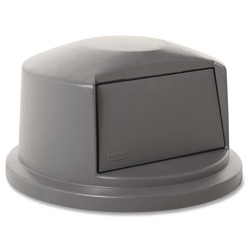 Best 22.75 in. x 12.25 in. BRUTE Dome Top Swing Door Lid for 32 gal. Waste Containers - Gray Trash & Waste Bins