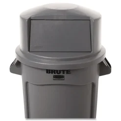 Best 22.75 in. x 12.25 in. BRUTE Dome Top Swing Door Lid for 32 gal. Waste Containers - Gray Trash & Waste Bins