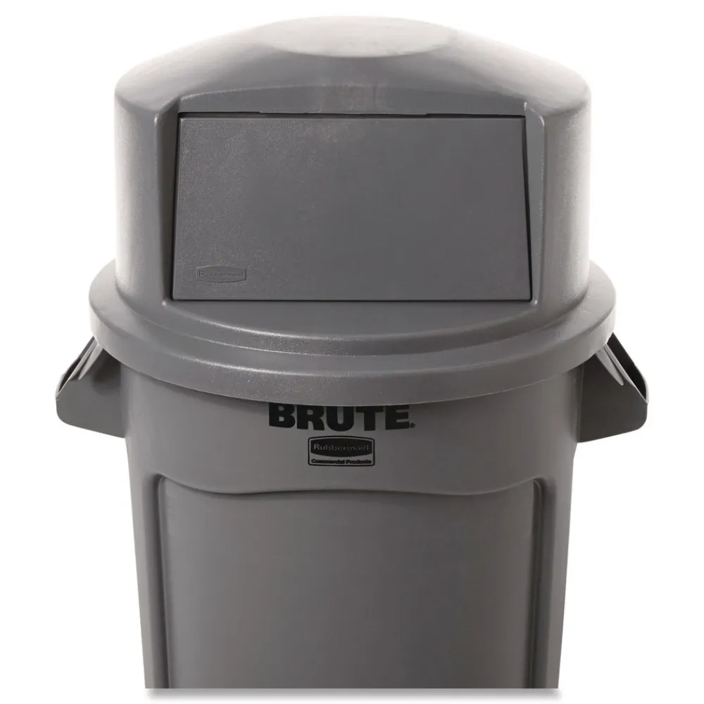 Best 22.75 in. x 12.25 in. BRUTE Dome Top Swing Door Lid for 32 gal. Waste Containers - Gray Trash & Waste Bins