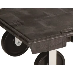 Hot 30 in. x 60 in. x 7 in. 2000 lbs. Capacity Platform Truck - Black Cleaning & Janitorial Supplies