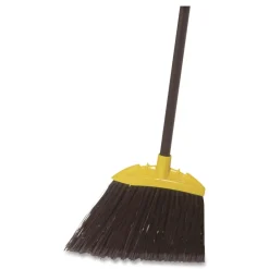 Sale 46 in. Smooth Sweep Angled Broom - Jumbo, Black/Yellow (6/Carton) Cleaning & Janitorial Supplies