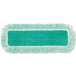 Sale 18 in. Microfiber Dust Pad with Fringe - Green Cleaning & Janitorial Supplies