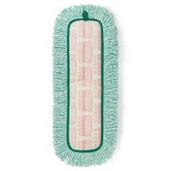 Sale 18 in. Microfiber Dust Pad with Fringe - Green Cleaning & Janitorial Supplies