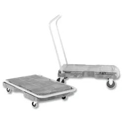 Hot 20.5 in. x 32.5 in. 250 lbs. Capacity Utility-Duty Home/Office Cart Platform - Black Utility Carts