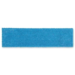 19.5 in. x 5.5 in. Microfiber Head 48 in. to 72 in. Aluminum Handle Adaptable Flat Mop Kit - Blue/Yellow Cleaning & Janitorial Supplies